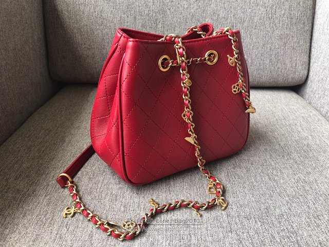Chanel女包 紐約埃及二風系列 香奈兒Hobo小水桶包 香奈爾鏈條單肩女包  djc2601